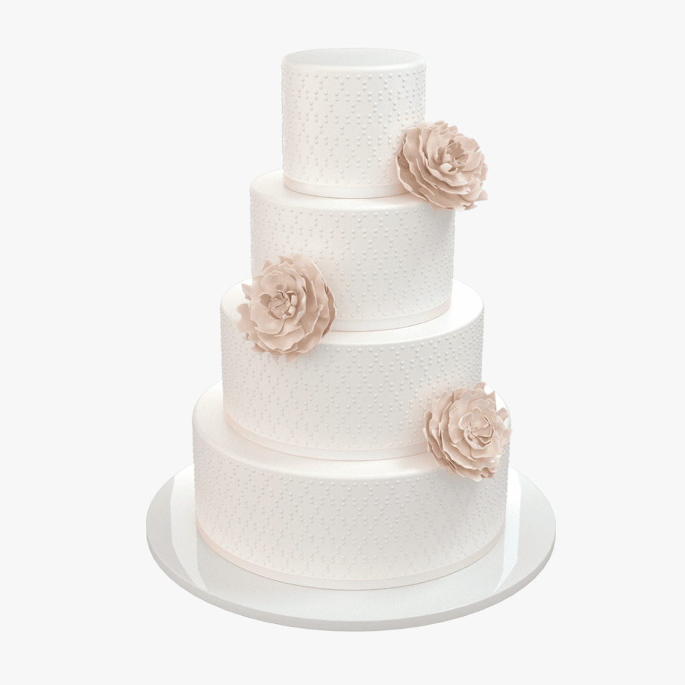 3D wedding cake