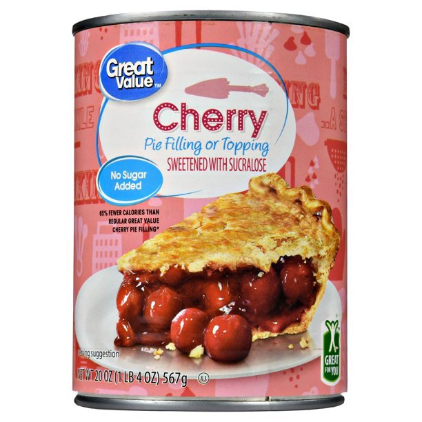 (5 Pack) Great Value Pie Filling or Topping, No Sugar ...
