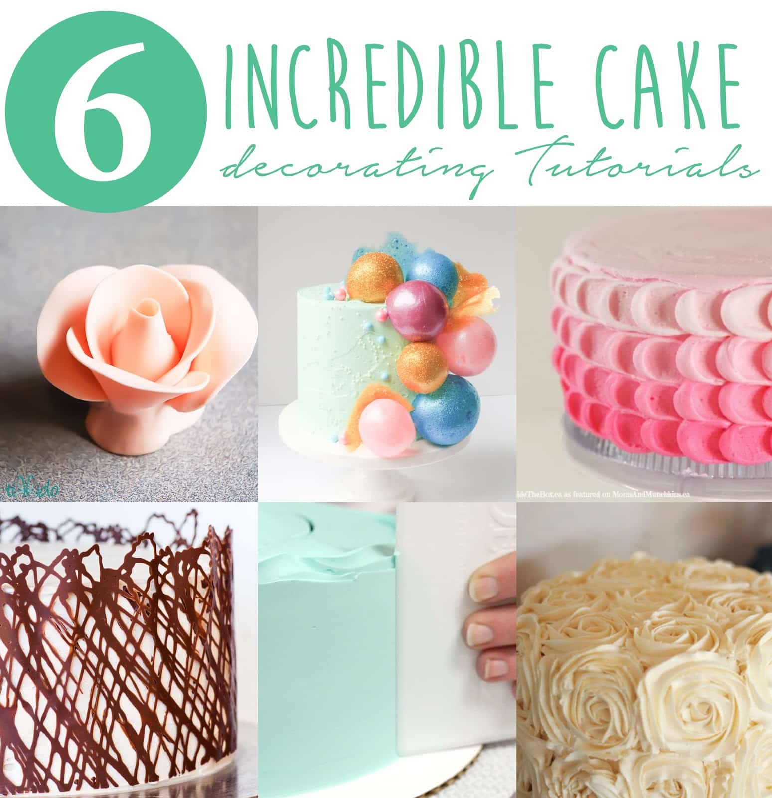 6 Incredible Cake Decorating Tutorials