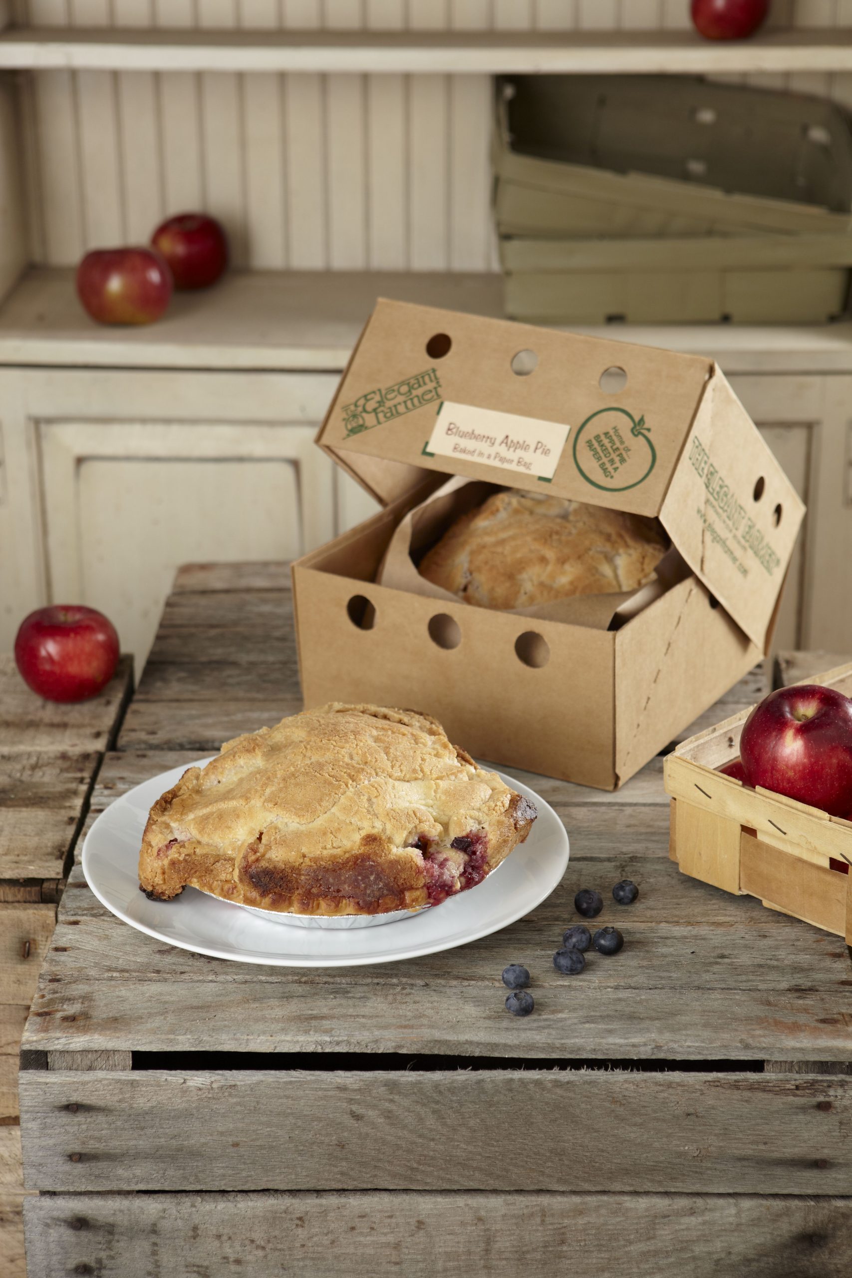 8"  Gourmet Blueberry Apple Pie