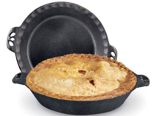 9"  Lodge skillet for pies.