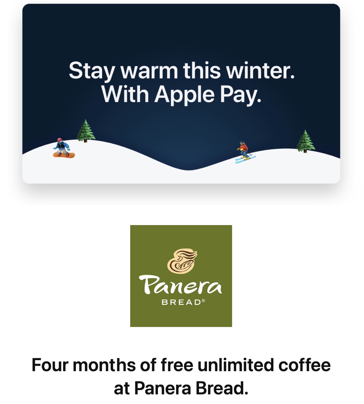 Apple Pay Promo Offers Four Months of Free Coffee From Panera Bread ...