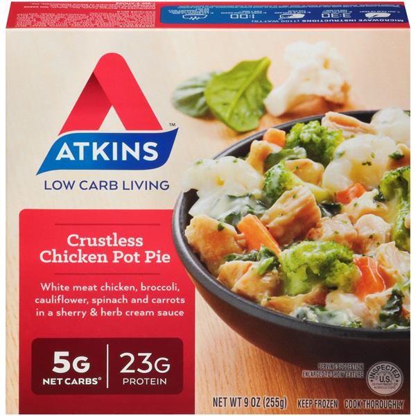 Atkins Crustless Chicken Pot Pie