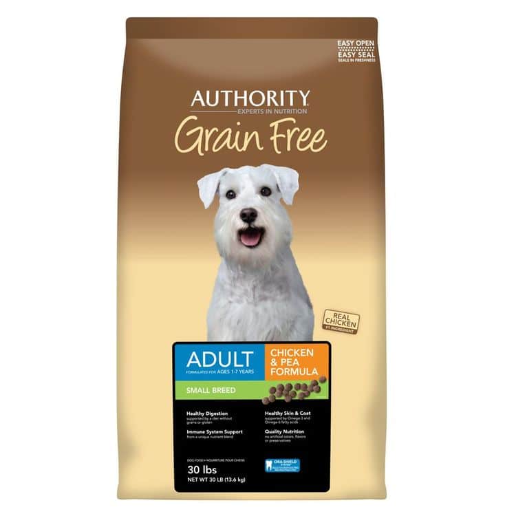 Authority® Grain Free Small Breed Adult Dog Food