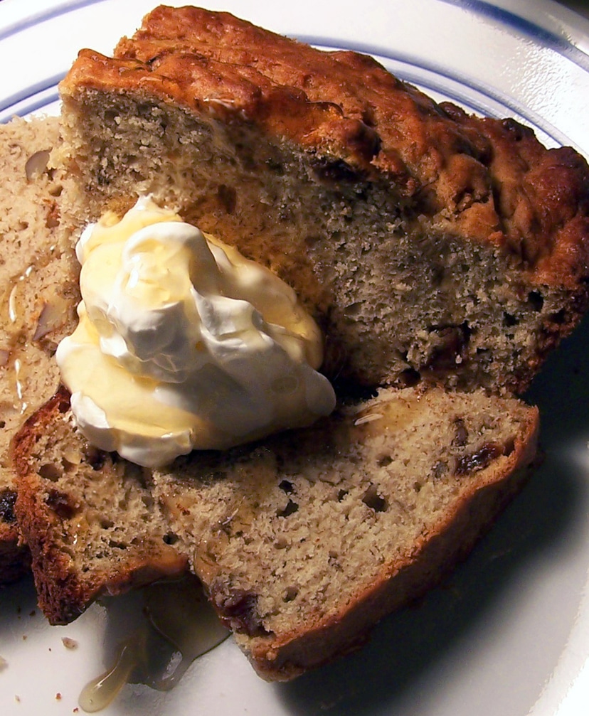 Banana Bread with Sour Cream and Honey  Mississippi Sideboard