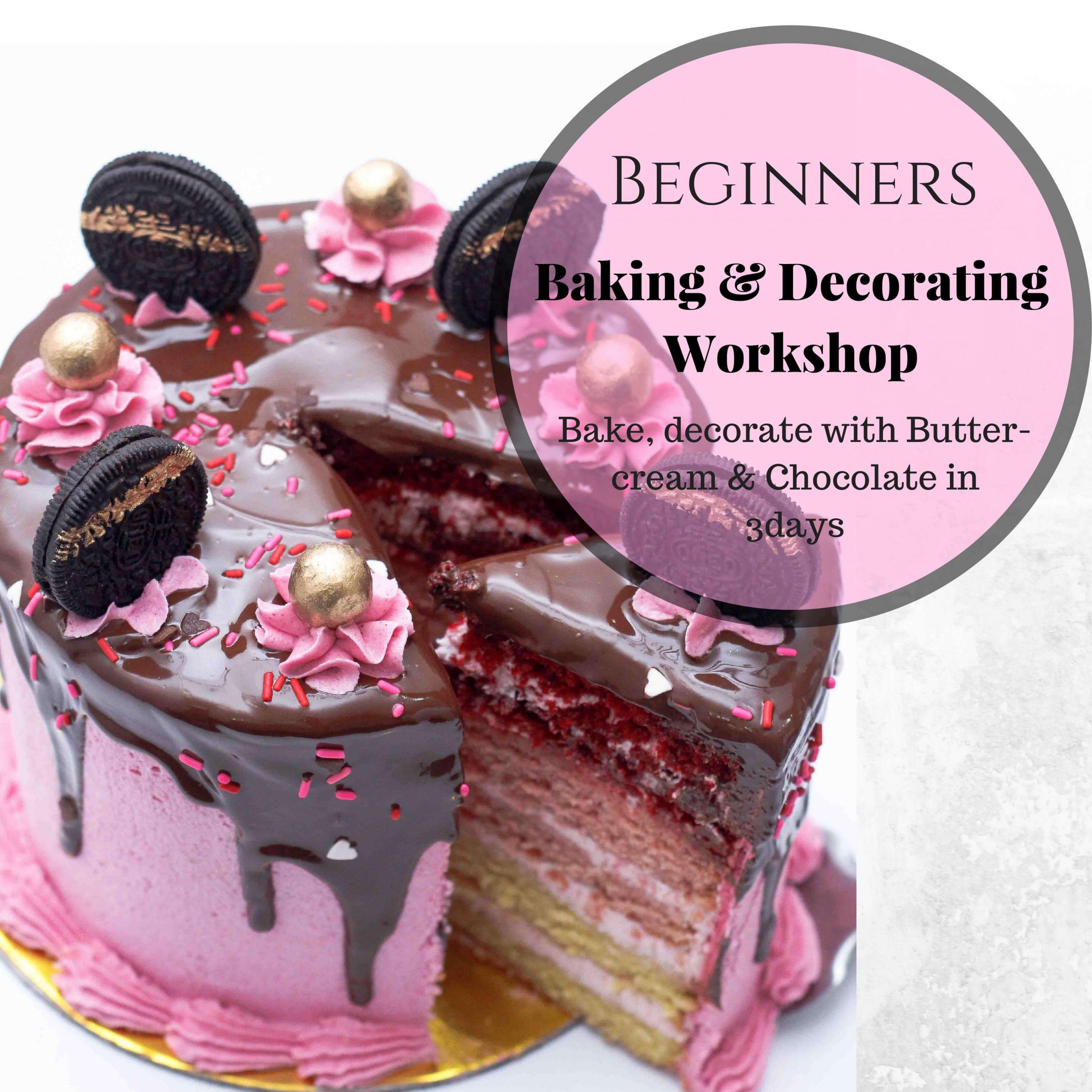 Beginners Cake Baking and Decorating Class  Dainty Affairs Bakery ...