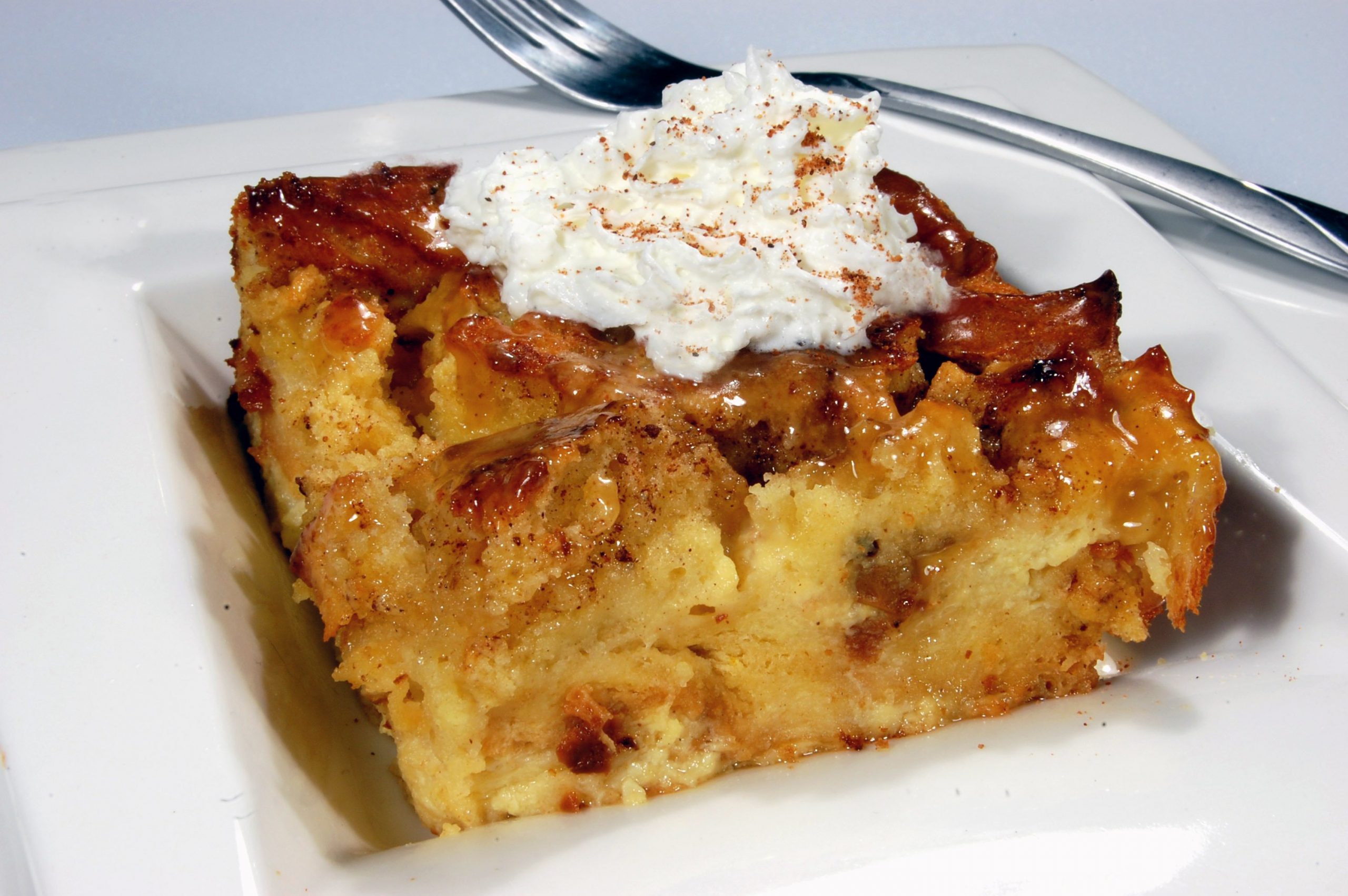 Blender Bread Pudding with Brandy Sauce