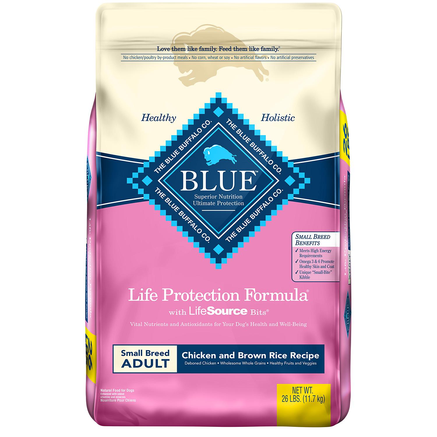 Blue Buffalo Life Protection Formula, Adult Small Breed Dry Dog Food ...