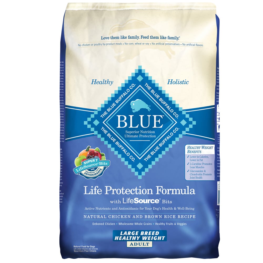Blue Buffalo Life Protection Healthy Weight Chicken &  Brown Rice Large ...
