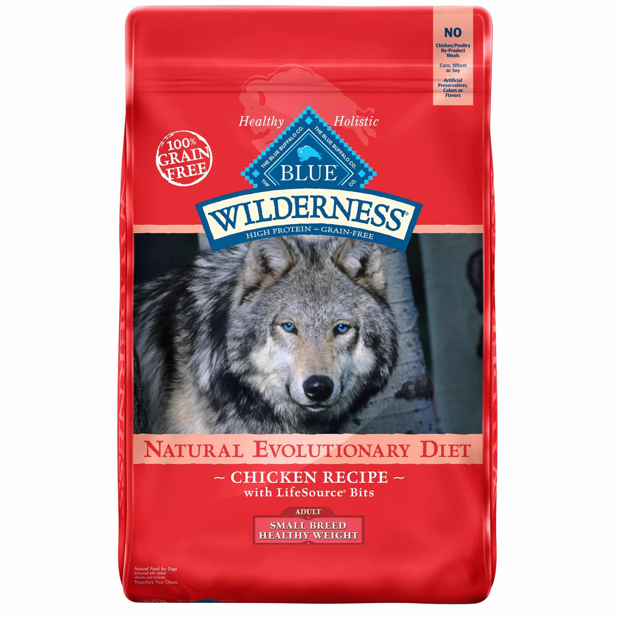 Blue Buffalo Wilderness Small Breed Healthy Weight Chicken Adult Dry ...