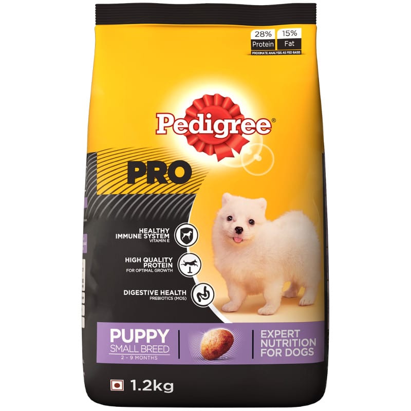Buy Pedigree Professional Puppy Small Breed Dry Dog Food Online at Low ...