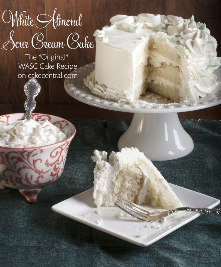 Cake Mix.....The famous White Almond Sour Cream Cake WASC is a... # ...