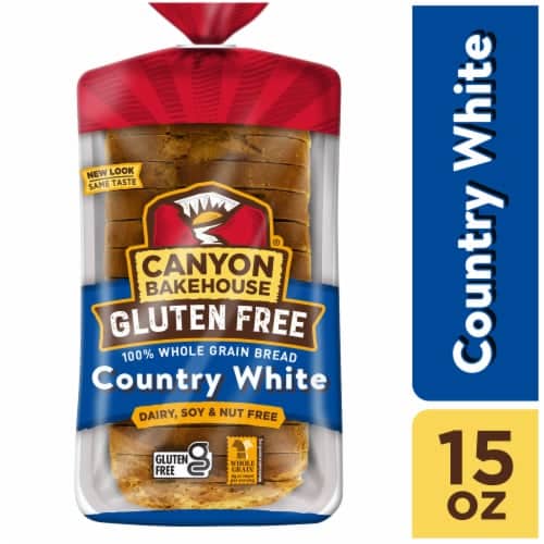 Canyon Bakehouse Country White Gluten Free 100% Whole Grain Sandwich ...