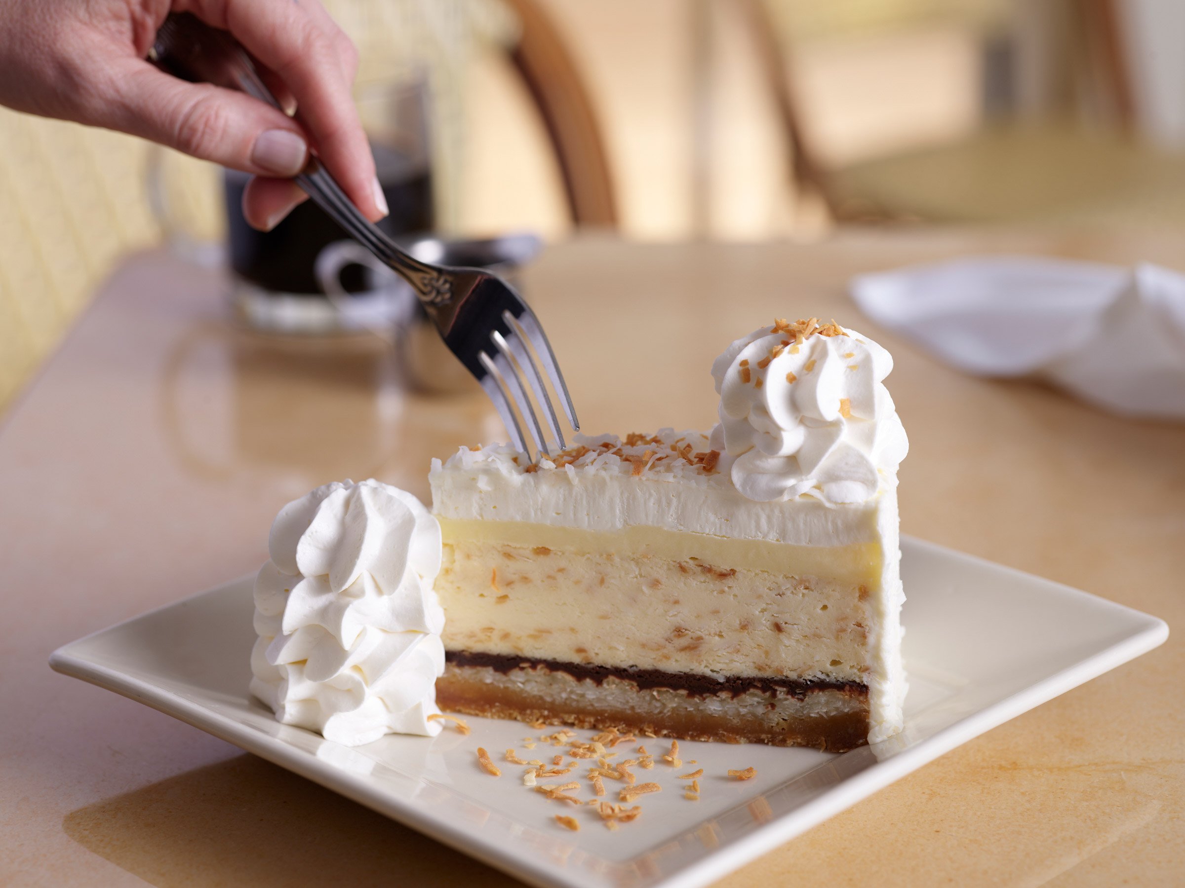 Cheesecake Factory adds Coconut Cream Pie Cheesecake to ...