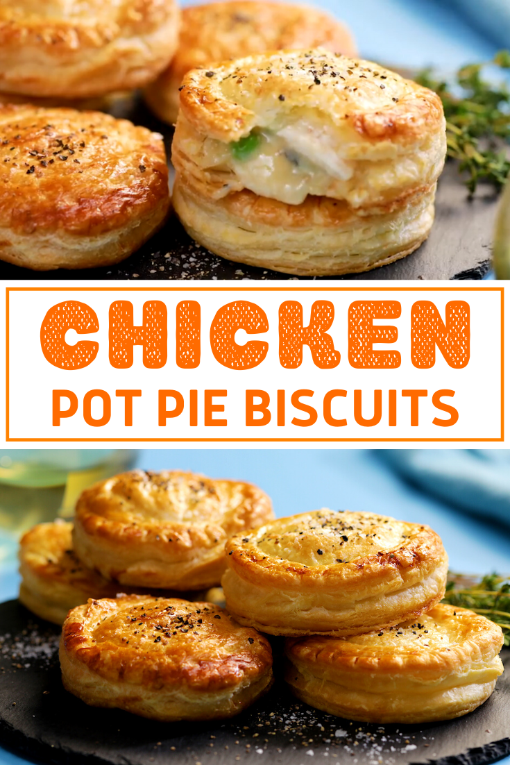 Chicken Pot Pie Biscuits