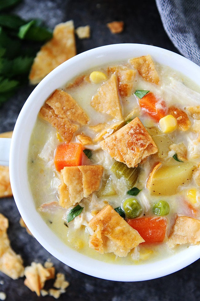 Chicken Pot Pie Soup Recipe  Cravings Happen