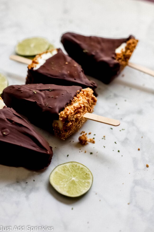 Chocolate Dipped Key Lime Pie : Just Add Sprinkles