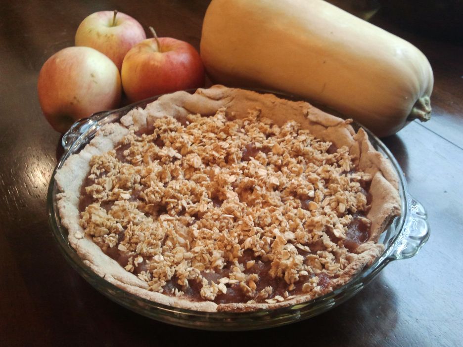 Clean eating Healthy Apple Pie.