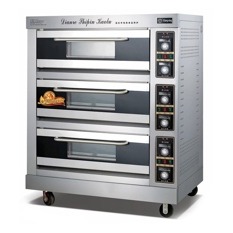 Commercial Electric oven 1200w baking oven baking oven 3 layers 6 pans ...
