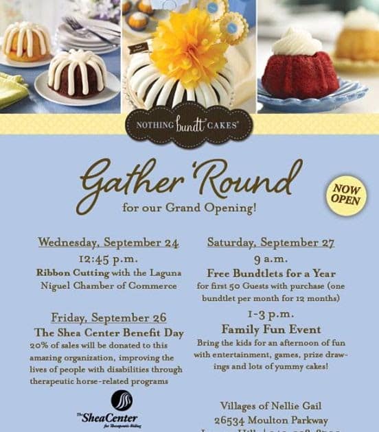 Coupons For Nothing Bundt Cakes