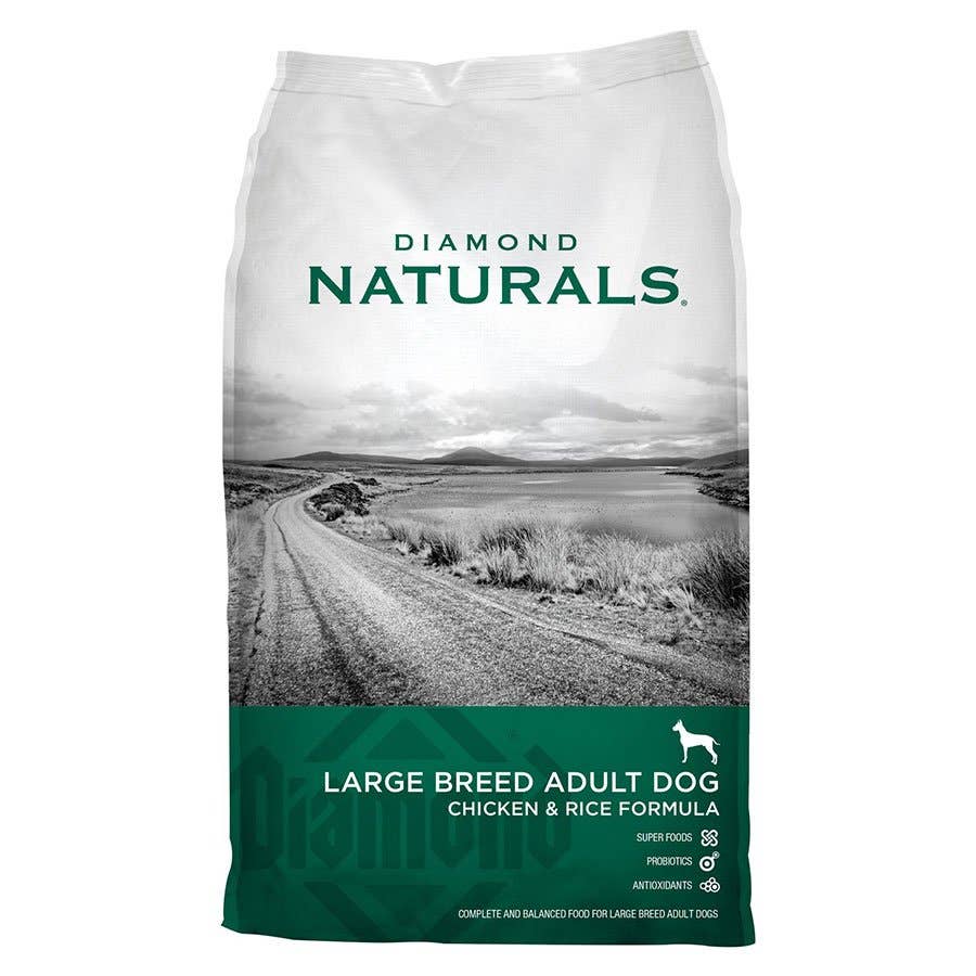 Diamond Naturals Large Breed Adult Dog Food Chicken &  Rice Formula