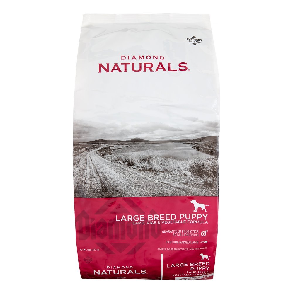 Diamond Naturals Large Breed Puppy Formula Dry Dog Food, 6 lb. bag ...