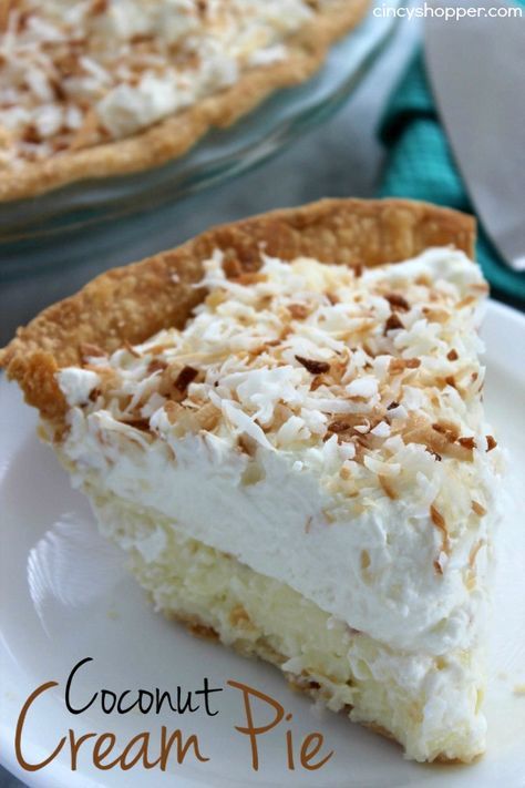 Easy to make Coconut Cream Pie!