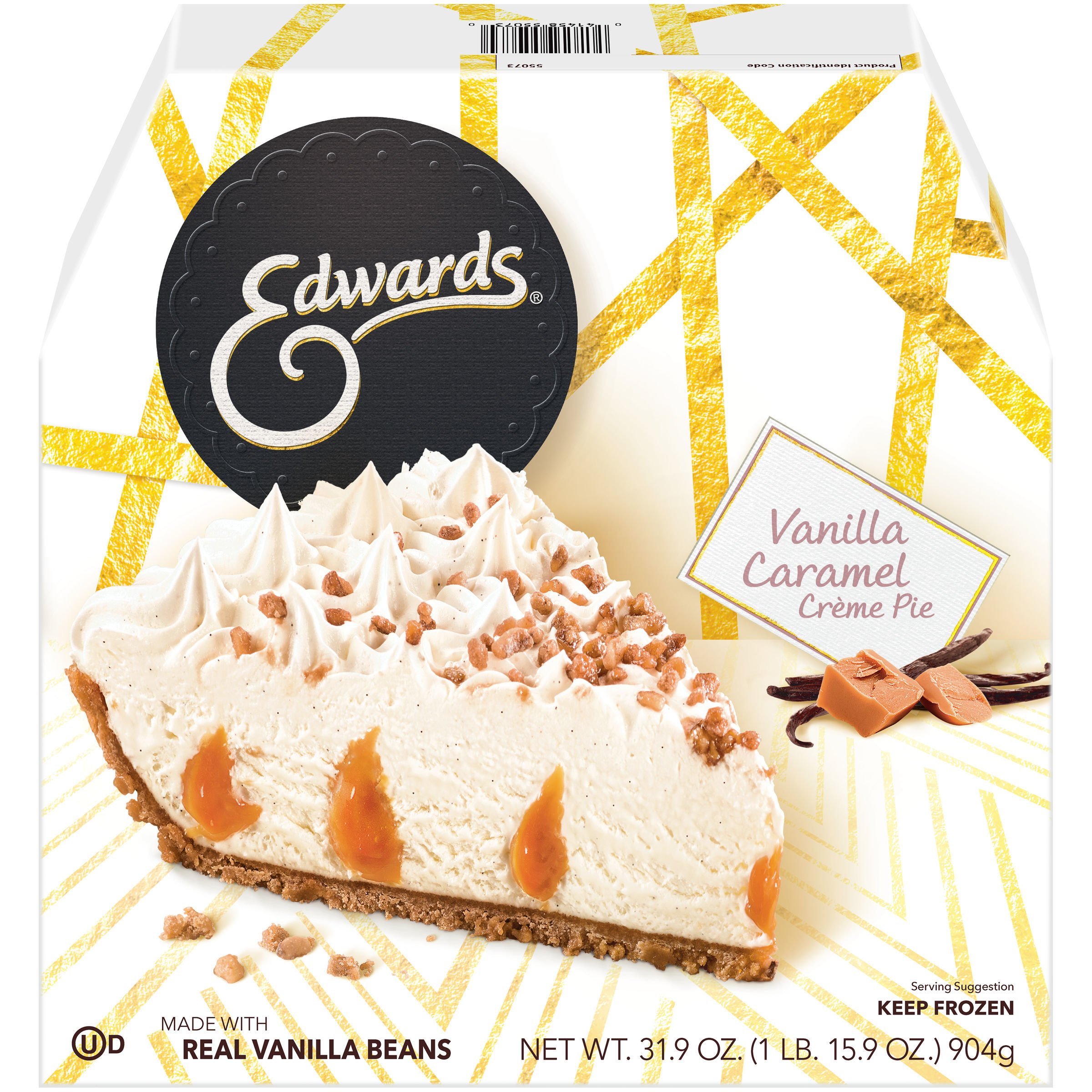 EDWARDS® Desserts Vanilla Caramel Creme Pie, 31.90 oz ...