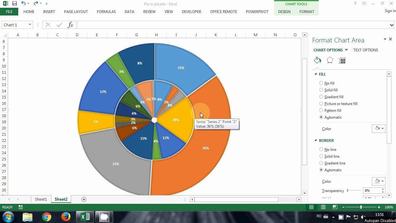Excel Pie Chart Templates Lovely Howto Multilevel Pie In ...