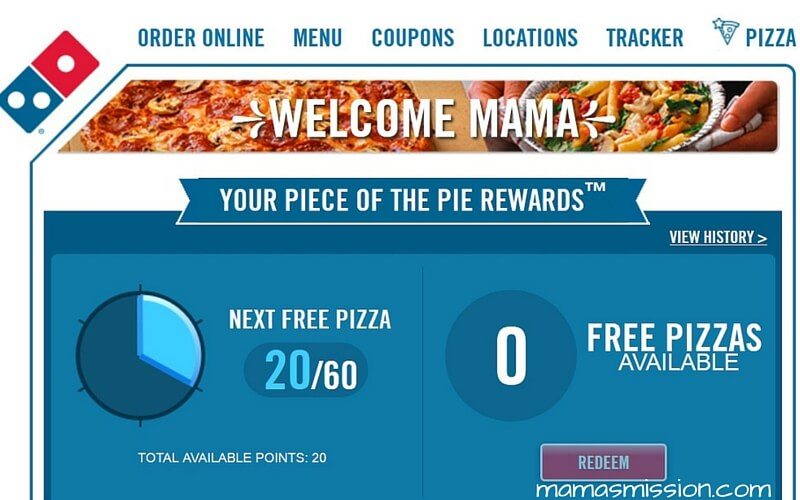 Get Your Piece of the Pie Rewards and Eat It Too from Domino