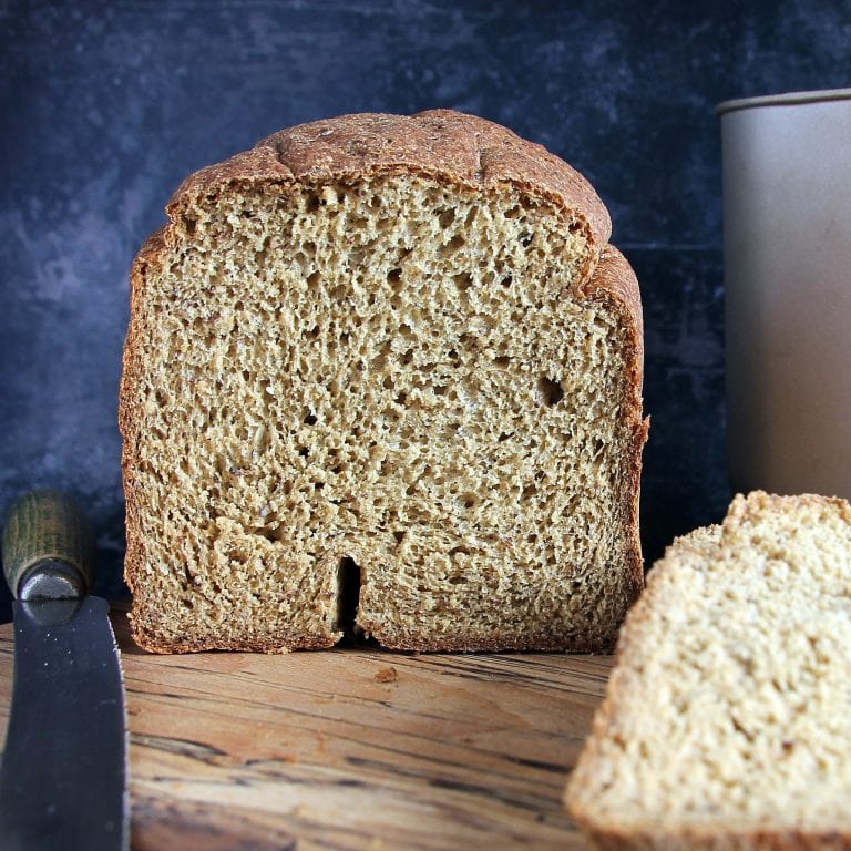Gluten Free Vegan Bread Machine Loaf