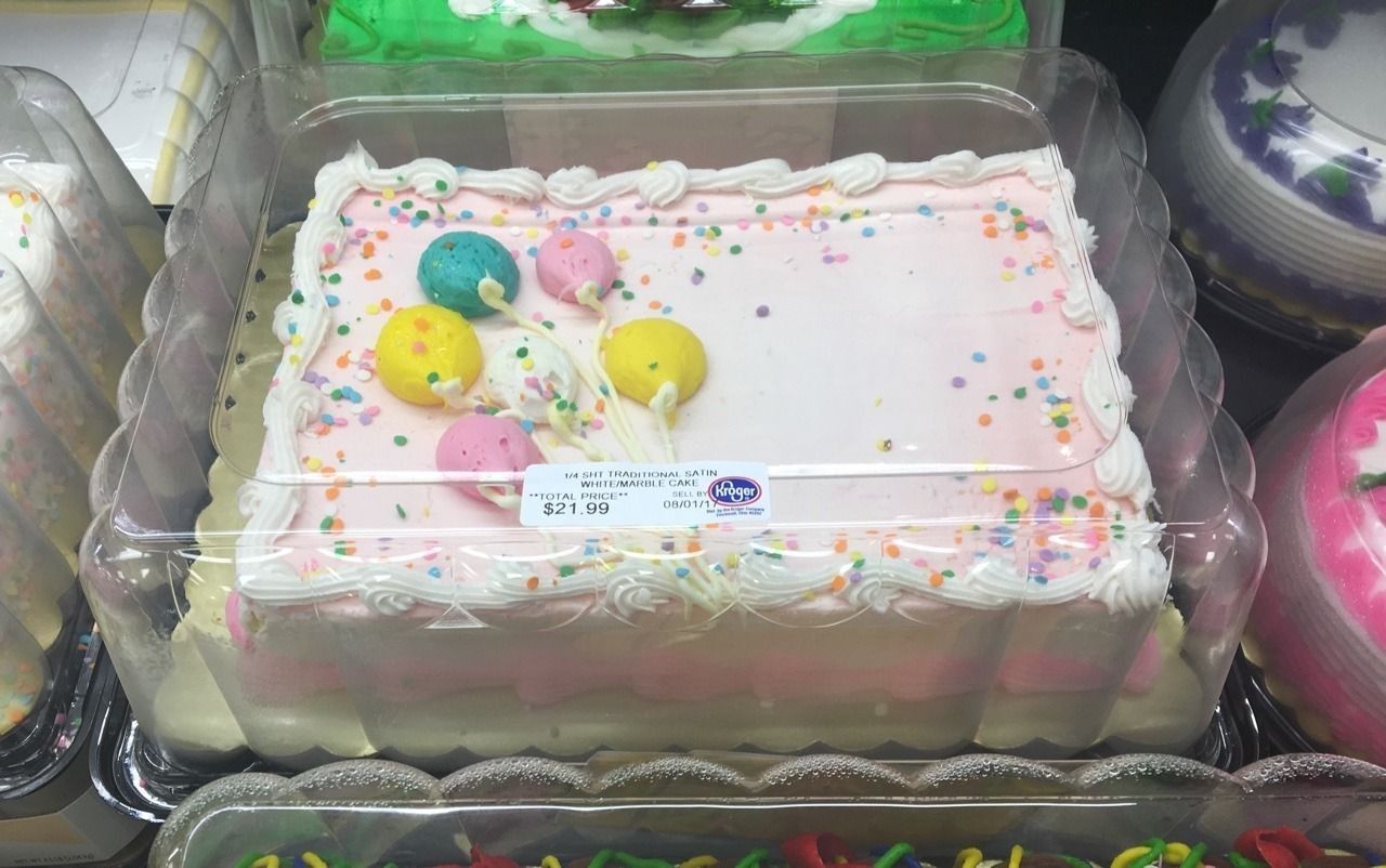 Grocery Store Birthday Cake in 2020