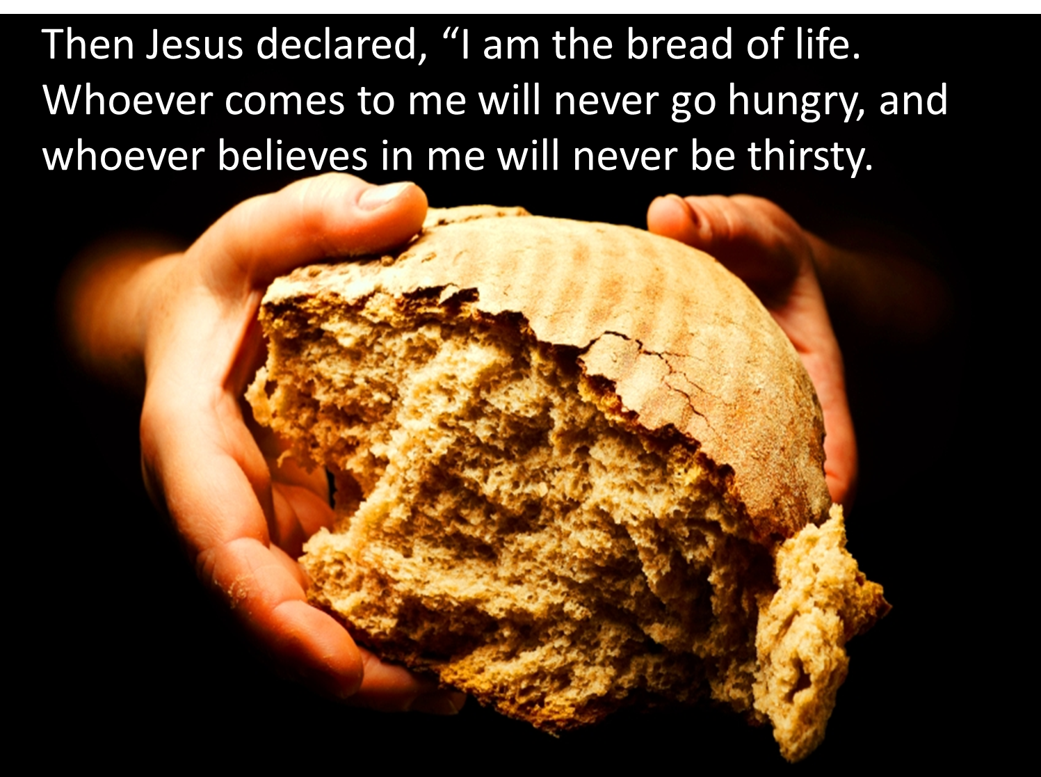 HOW IN THE WORLD!!: The bread of Life (John 6:24