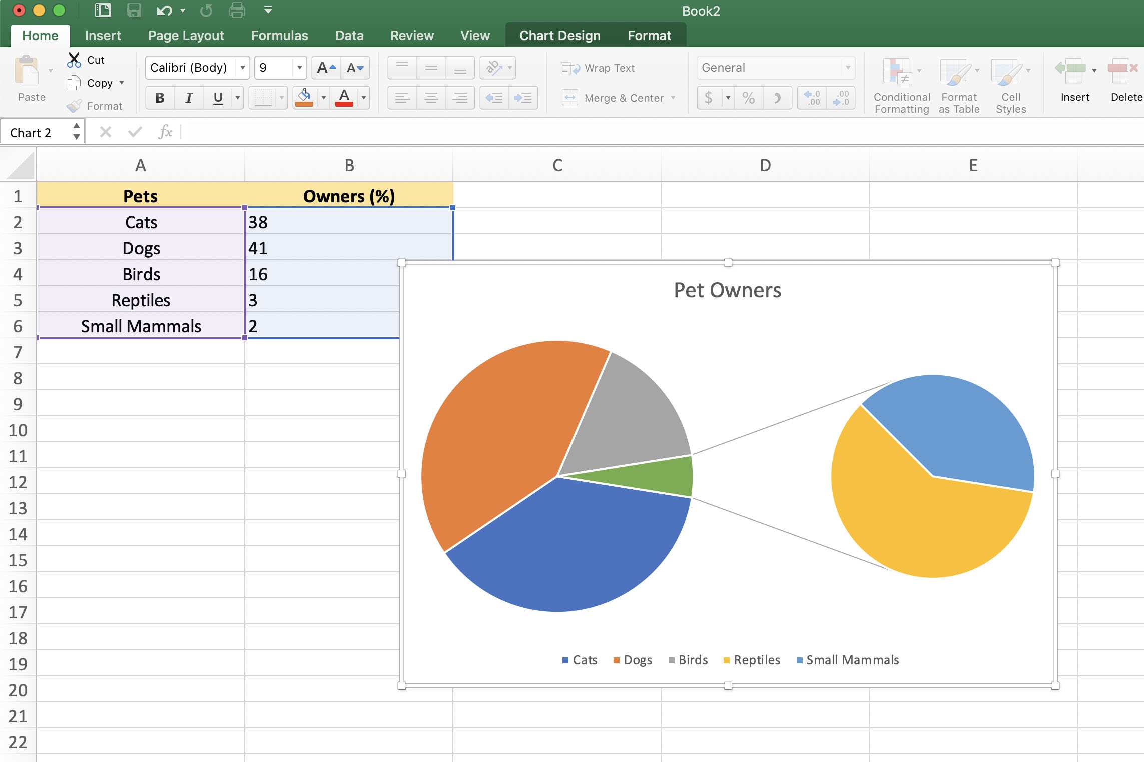 How to Create Exploding Pie Charts in Excel