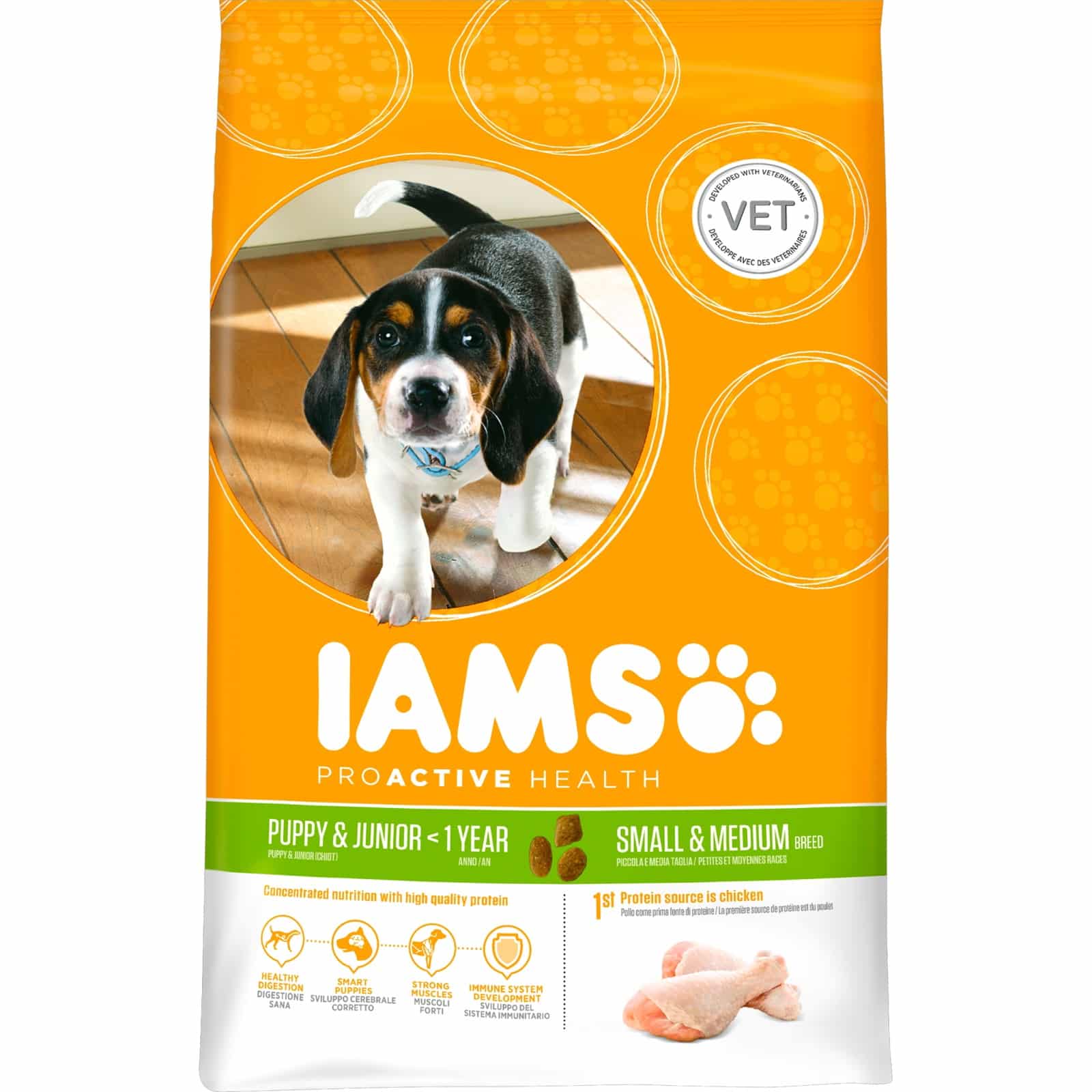 IAMS Chicken Small &  Medium Breed Puppy &  Junior Food