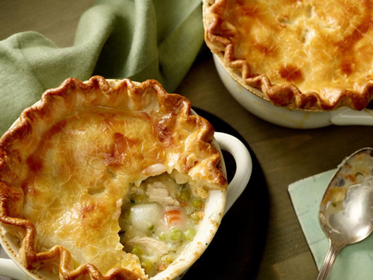 individual chicken pot pie with puff pastry recipe