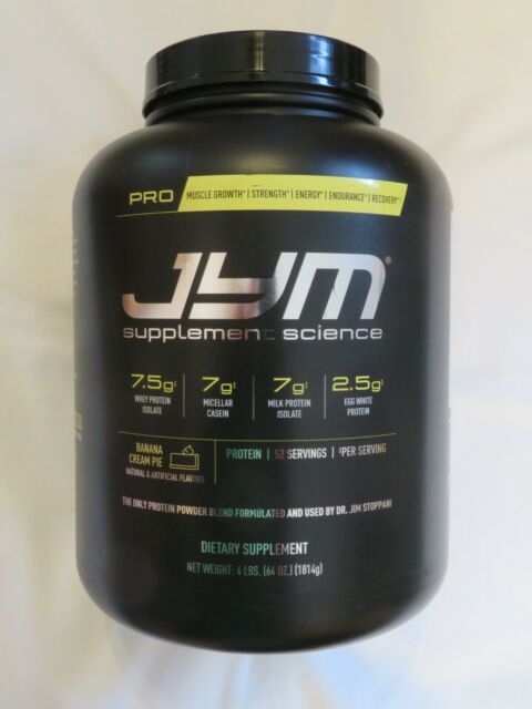 JYM Supplement Science Pro Protein Powder Banana Cream Pie ...