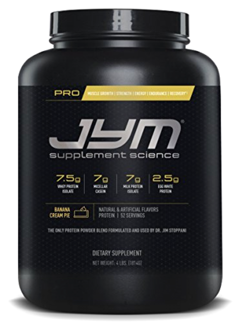 JYM Supplement Science Pro Protein Powder Banana Cream Pie ...