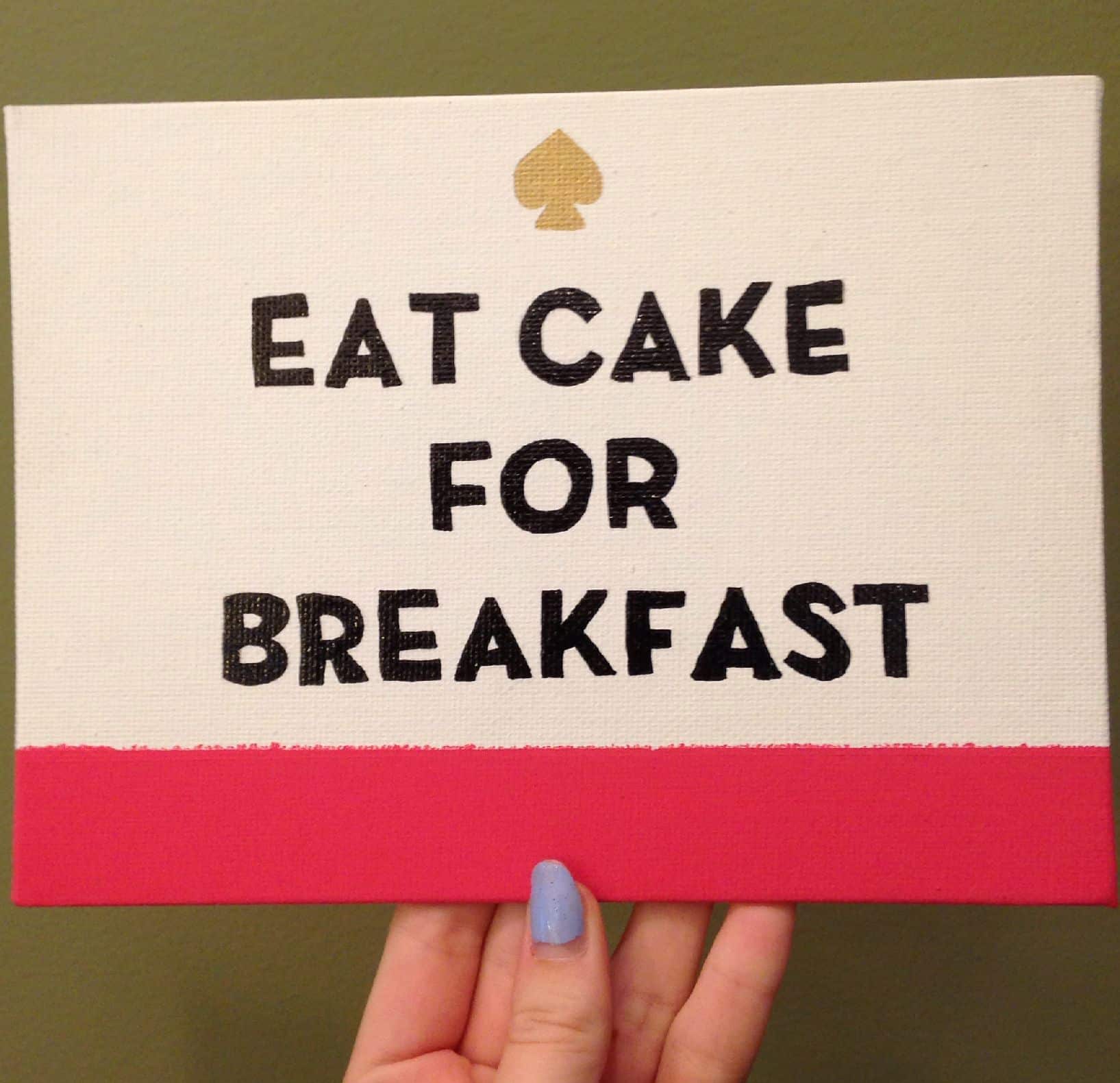 Kate Spade Eat Cake for Breakfast craft! #katespade # ...