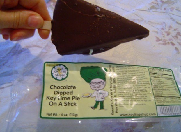 Kermits Chocolate Dipped Key Lime Pie on a Stick