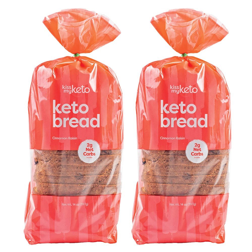 Kiss My Keto Bread Cinnamon Raisin  Low Carb Bread, Low Calorie, Non ...