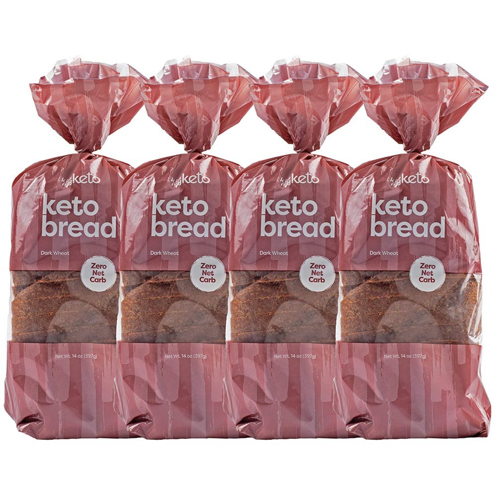 Kiss My Keto Bread Dark Wheat  Zero Carb Bread, Sugar Free, Low ...