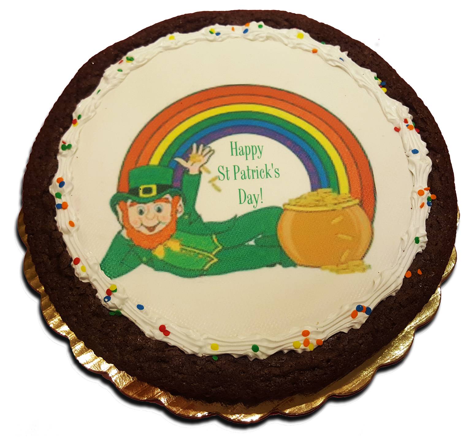 Lucky Leprechaun brownie cake
