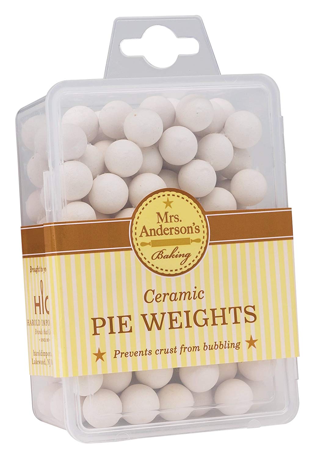 Mrs. Andersons Baking Ceramic Pie Crust Weights, Natural ...