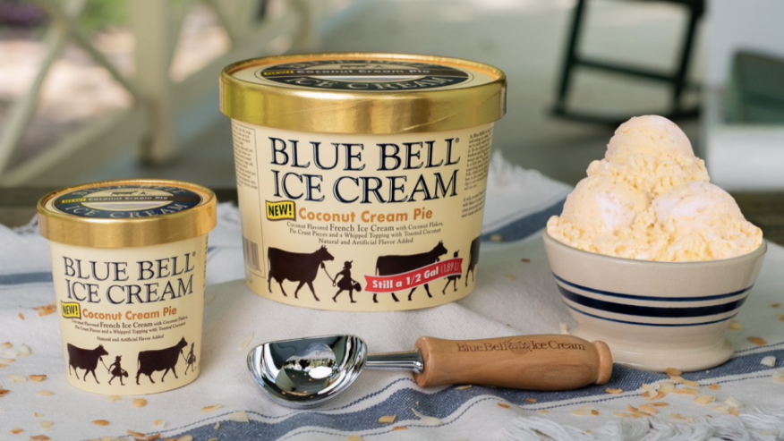 NEW Flavor Alert: Blue Bell reveals Coconut Cream Pie ice cream