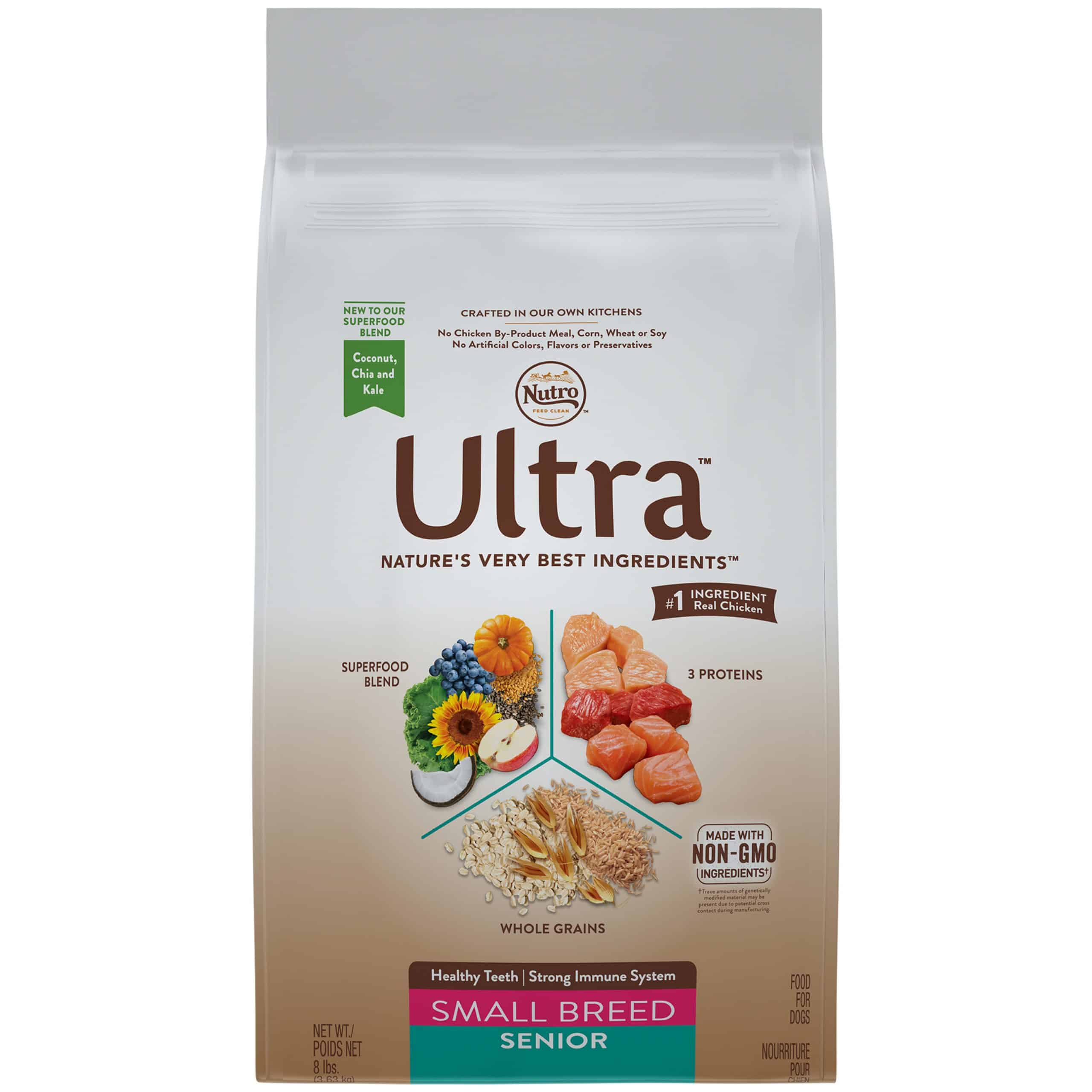 Nutro Ultra Small Breed Senior Dry Dog Food 8 Pounds