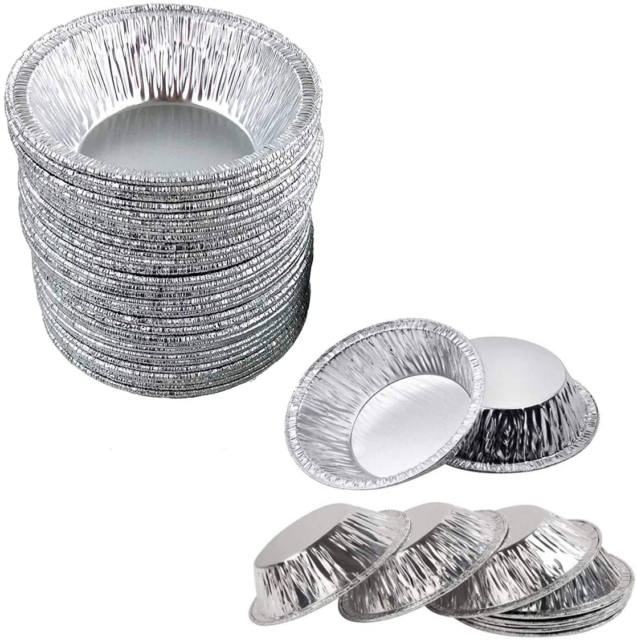 OBTANIM Disposable Aluminum Foil Mini Tart/Pie Pans, 3 ...