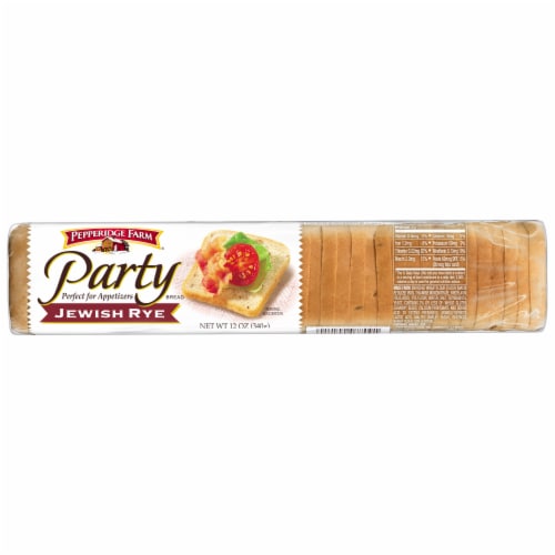 Pepperidge Farm Party Bread Jewish Rye Bread, 12 oz