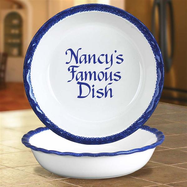 Personalized Deep Dish 10 inch Pie Plates: Personalized ...