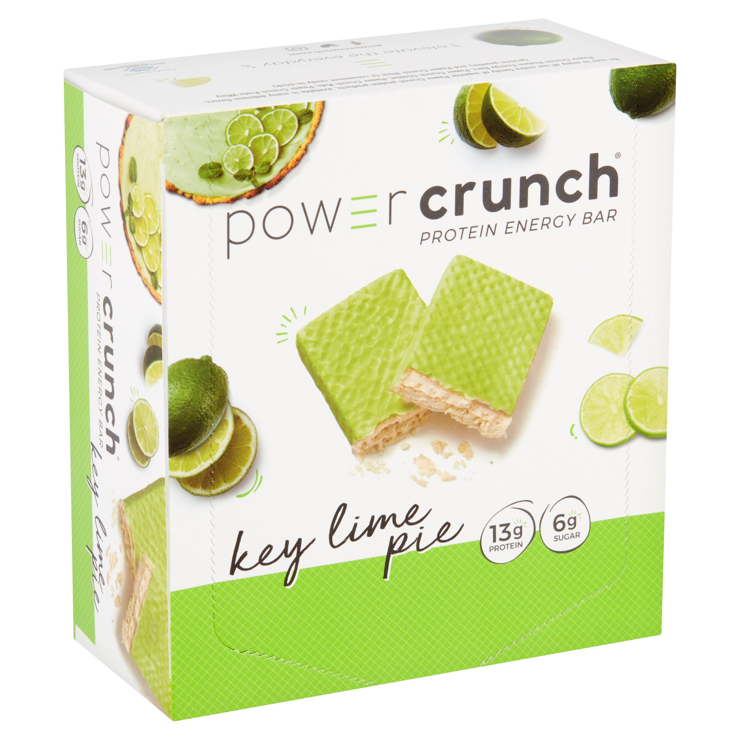 Power Crunch Key Lime Pie Protein Energy Bar, 1.4 oz, 12 ...